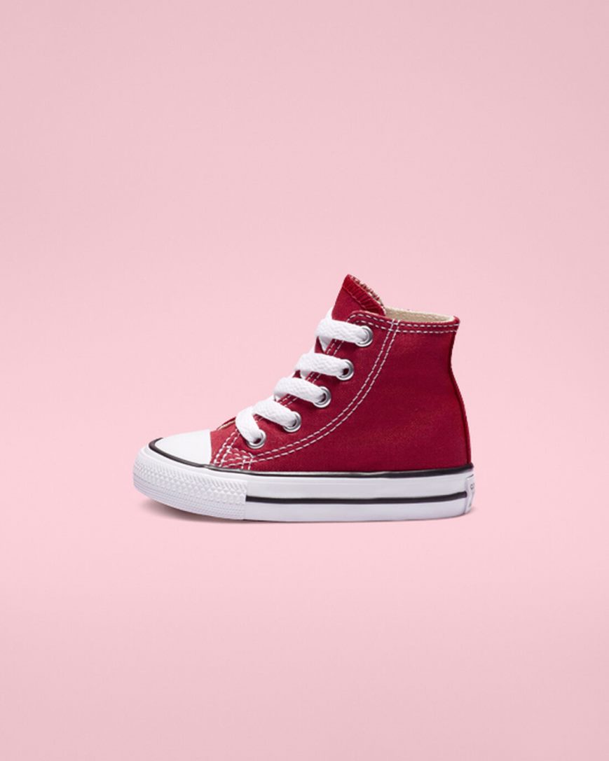 Tenisi Inalti Baieti Converse Chuck Taylor All Star Clasici Rosii | RO ERSF13927